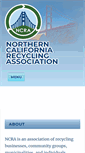 Mobile Screenshot of ncrarecycles.org